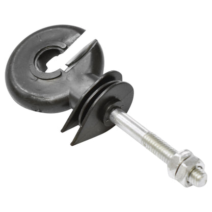 Prémium gyűrűs szigetelő 5.9mm 90x35mm 90x35mm menettel és anyával elektromos kerítés Breckner Germany