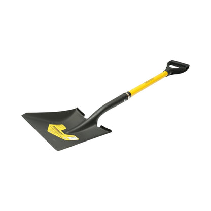 Crownman egyenes acél lapát 235x275x1020mm, üvegszál nyél D fogantyúval
