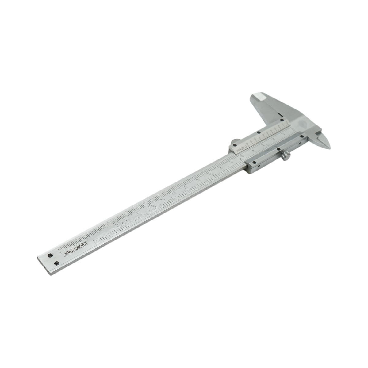 Crownman 150 mm-es mechanikus mérőműszer, mm/cm/inch skálával