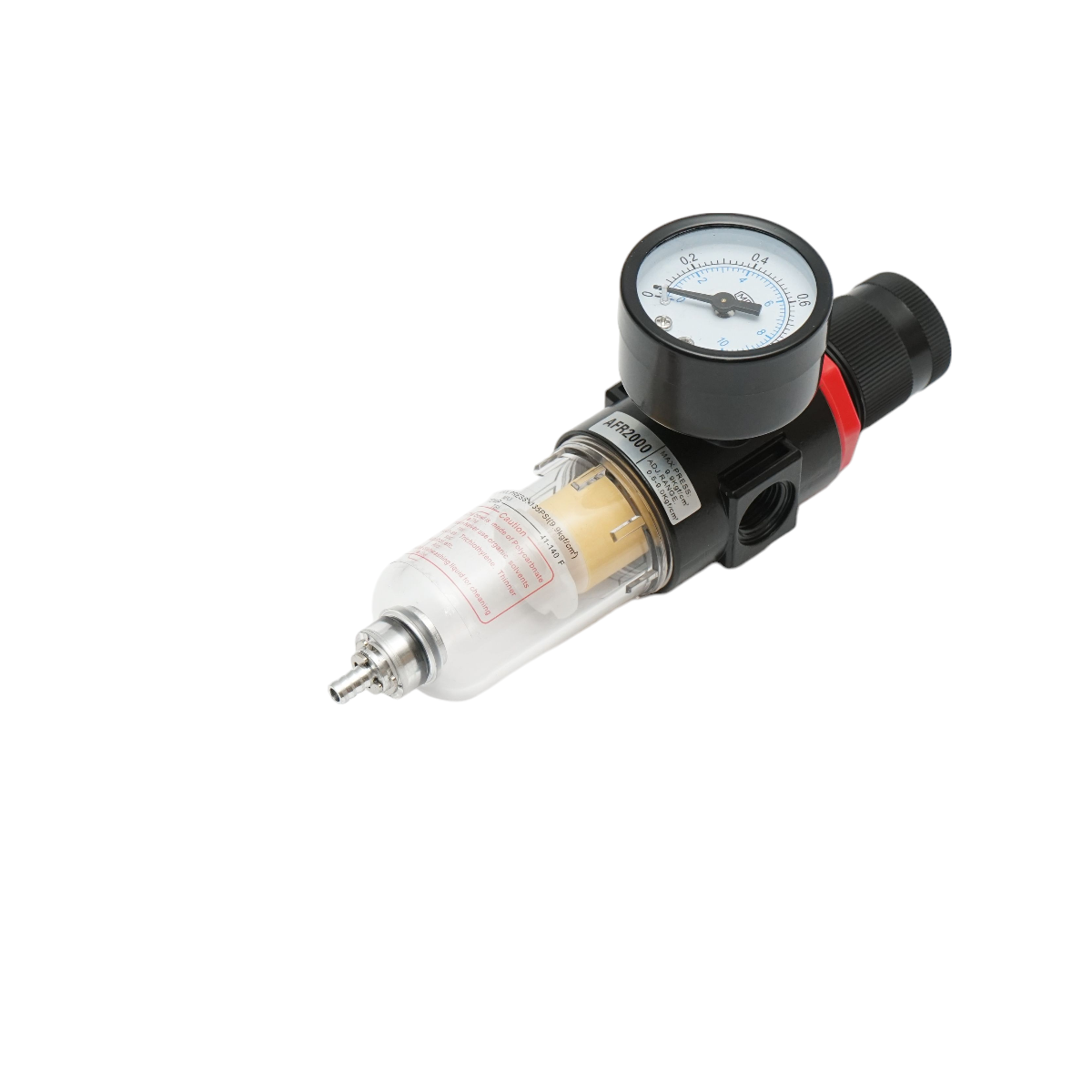 Légszűrő nyomásszabályozóval max. 1 MPa, 1/4" csatlakozóval