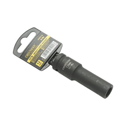 12 mm hosszú ütőcsavarkulcs, 1/2" négyzetes Cr-Mo Crownman