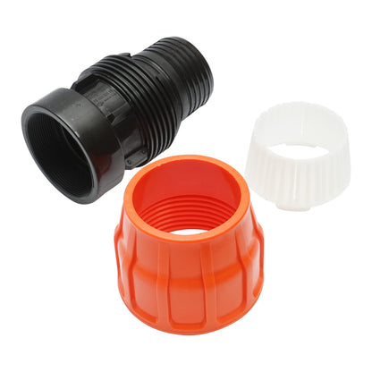 Lapos adapter D75x75mm-es könyökkel, belső menettel, PN6 Poelsan