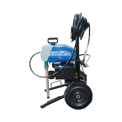 Professzionális airless festékszóró szivattyú dugattyúval és kefe nélküli motorral 1,3 kW, 220 V, áramlási sebesség 2,4 L/min, fúvóka 517, maximális nyomás 227 bar M24H