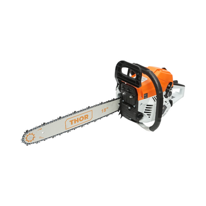 Professzionális benzinmotoros láncfűrész 2 ütemű 58cc, 3.3LE, 8500rpm, 18 inch (450mm) lánc THOR