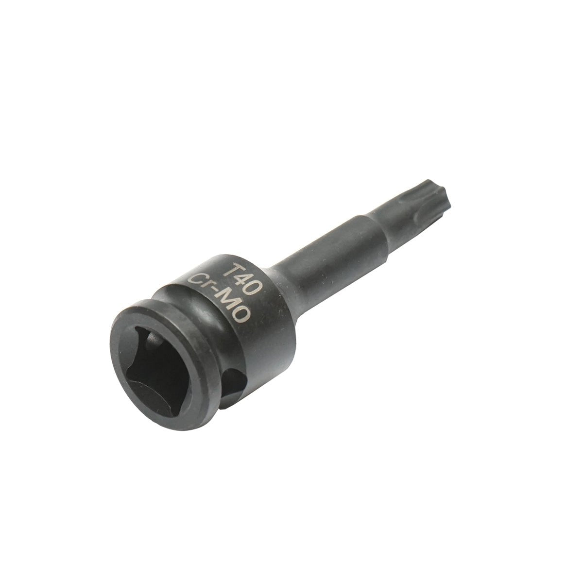 T40 torx ütőcsavarkulcs, 60 mm, 3/8 négyzetes Cr-Mo