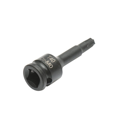 T40 torx ütőcsavarkulcs, 60 mm, 3/8 négyzetes Cr-Mo