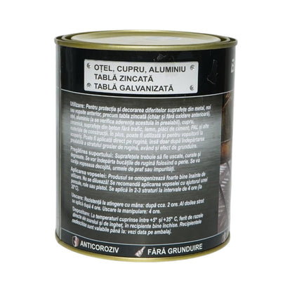 Breckner Germany 3 az 1-ben rozsdagátló zománcfesték fém felületekhez 750g égei kék, közvetlenül a rozsdára, vízalapú