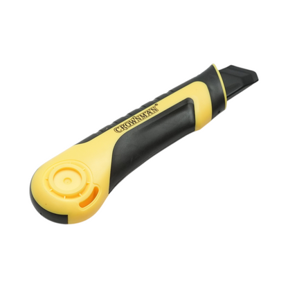 Crownman professzionális vágókés 18mm SK5 acél pengével, ABS testtel és TPR markolattal