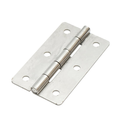 Rozsdamentes acél csuklópánt 70x40mm 6 lyukkal