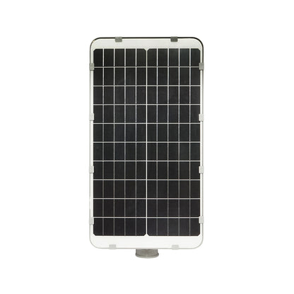 Napelemes LED-es közvilágítási lámpa 180W, 6500K, IP65, napelemmel, mozgásérzékelővel és oszlopra szerelhető Breckner Germany