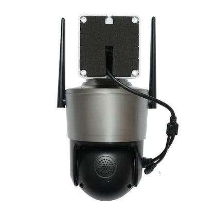 Felügyeleti kamera 4 objektív, 3 objektív 12 MP, 2 CPU kettős vezérlés, P2P WIFI 2.4G, PTZ mozgásérzékelővel, riasztás, éjjellátó, AI emberérzékelés és iCSee alkalmazás.