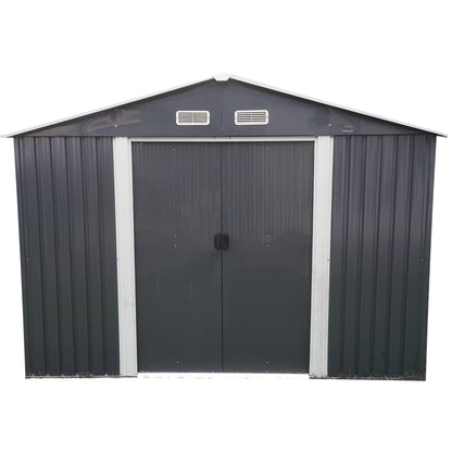 Fém kerti tároló 238x301x214cm