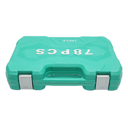 Kombikulcskészlet, csővázas, fix, torx, racsnis meghajtású 78 darab Breckner Germany