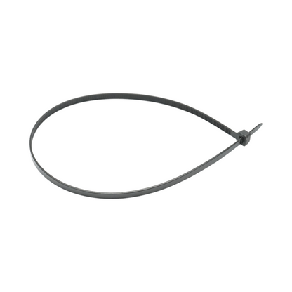 Fekete műanyag nyaklánc 4.7x350mm 100 db/készlet Breckner Germany