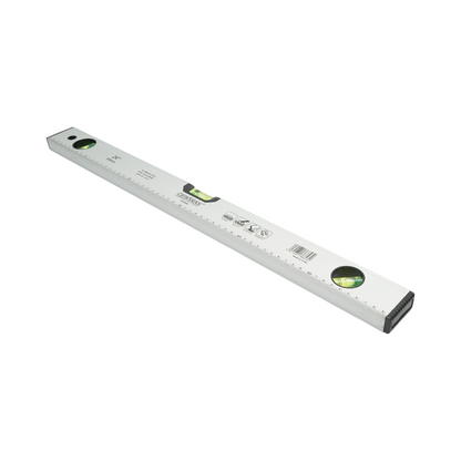 Mágneses alumínium vízmérték 600mm, 3 vízmérték, 0-60cm-es vonalzó Crownman