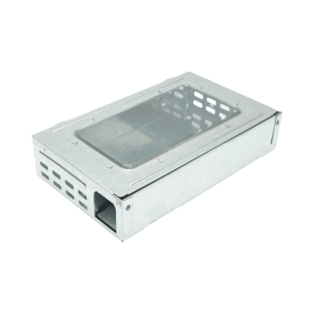 Professzionális horganyzott fém egércsapda, rágcsáló csapda 26,2x16,2x6 cm