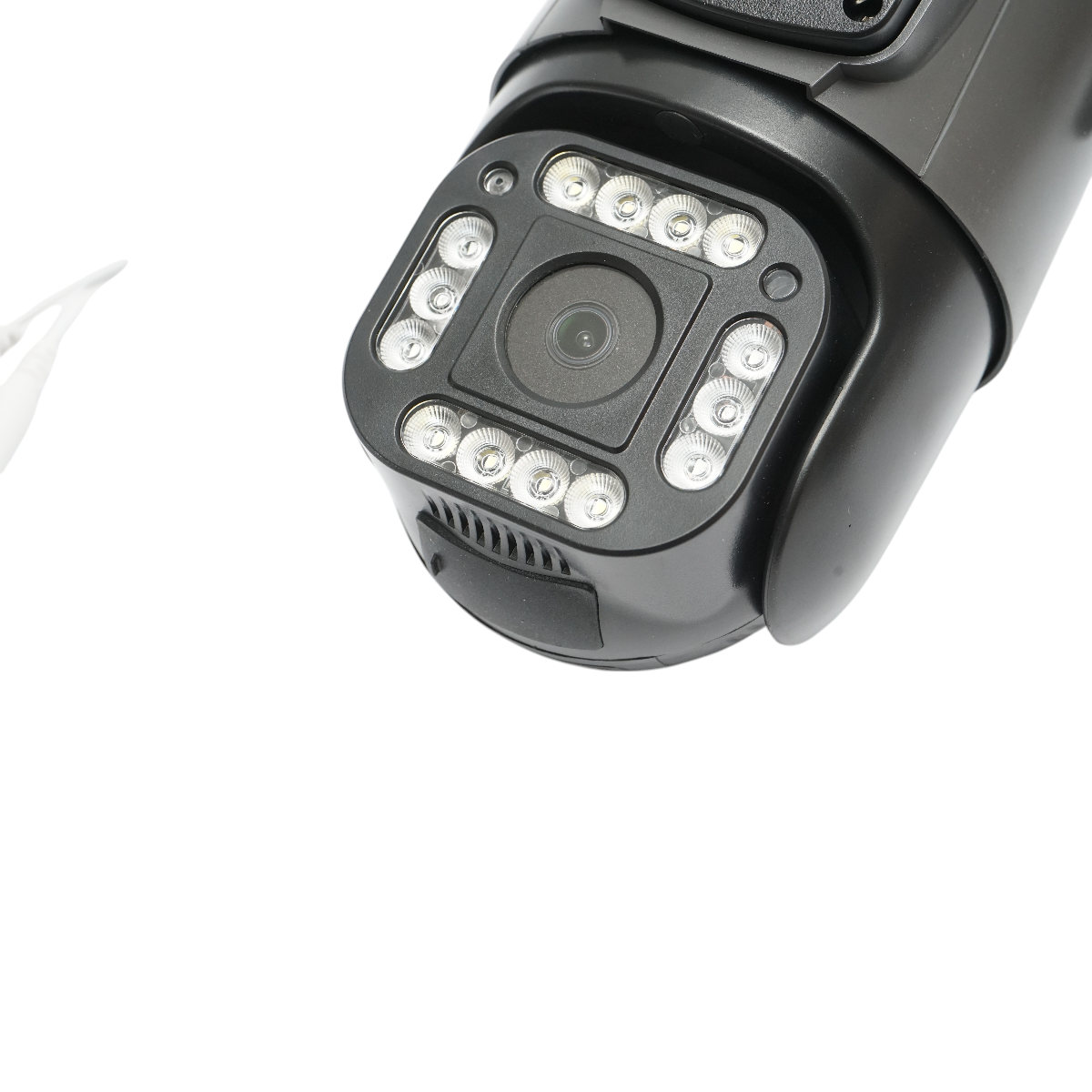 4MP 1080P, P2P WIFI 2.4GHz, PTZ kettős objektíves megfigyelő kamera mozgásérzékelővel, emberérzékeléssel és V380 Pro alkalmazással.