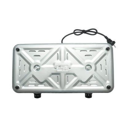 Elektromos főzőlap 220V, 2000W, 2 égővel, főzőfelülettel 155mm 470x250x70mm 470x250x70mm