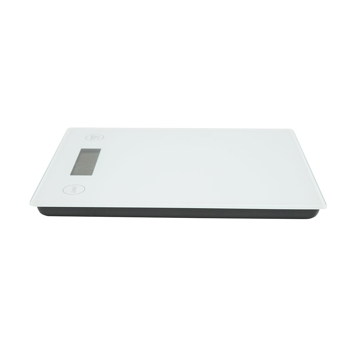 5 kg-os elektronikus konyhai mérleg, tára funkció, biztonsági üveg platform