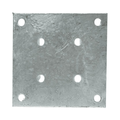 Négyszögletes oszlop tartója 81x81x150mm, 2mm vastag, horganyzott acélból