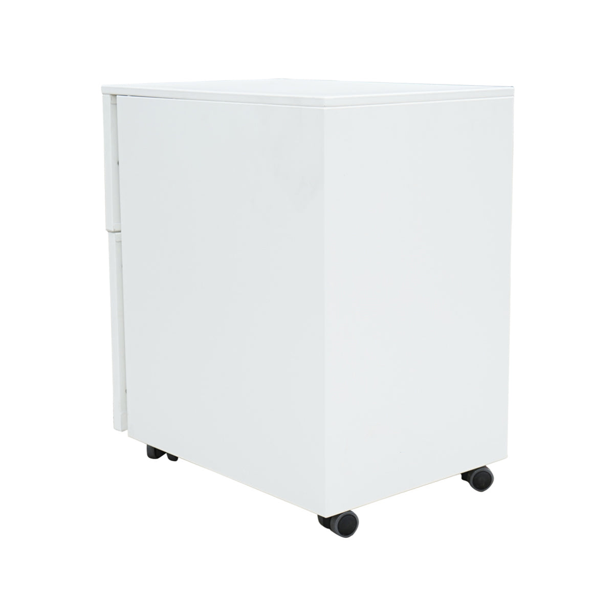 Fém irattartó szekrény, 2 fiókos, görgős 560x340x480mm, RAL7035 Breckner Germany
