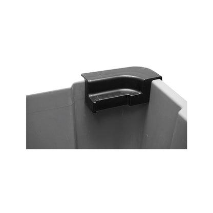 Tároló doboz mega, moduláris, szürke, kerekekkel 530x330x395mm Breckner Germany