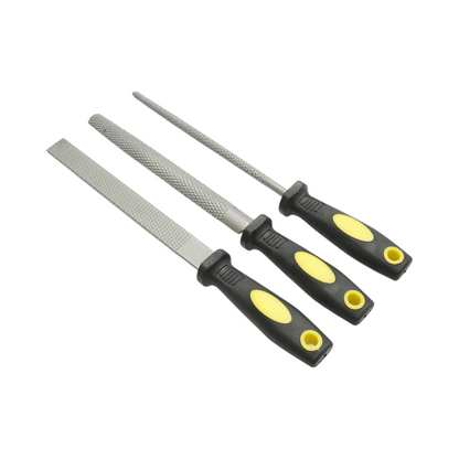 3 darabos univerzális vegyes reszelő szett 200mm Crownman