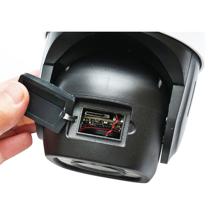 WIFI beltéri/kültéri megfigyelő kamera 5MP ultra HD, PTZ, mozgásérzékelő, forgatható, 90 fok, 12V DC IP66 Breckner Germany