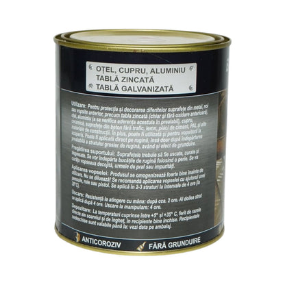 Breckner Germany 3 az 1-ben rozsdagátló zománcfesték fémhez 750g fémes réz, közvetlenül a rozsdára, vízalapú
