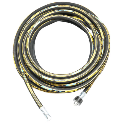 10 m-es tömlődob DN8 2SN 22x1,5 mm-es csatlakozóval és 3/8"-os megerősítéssel a végeken