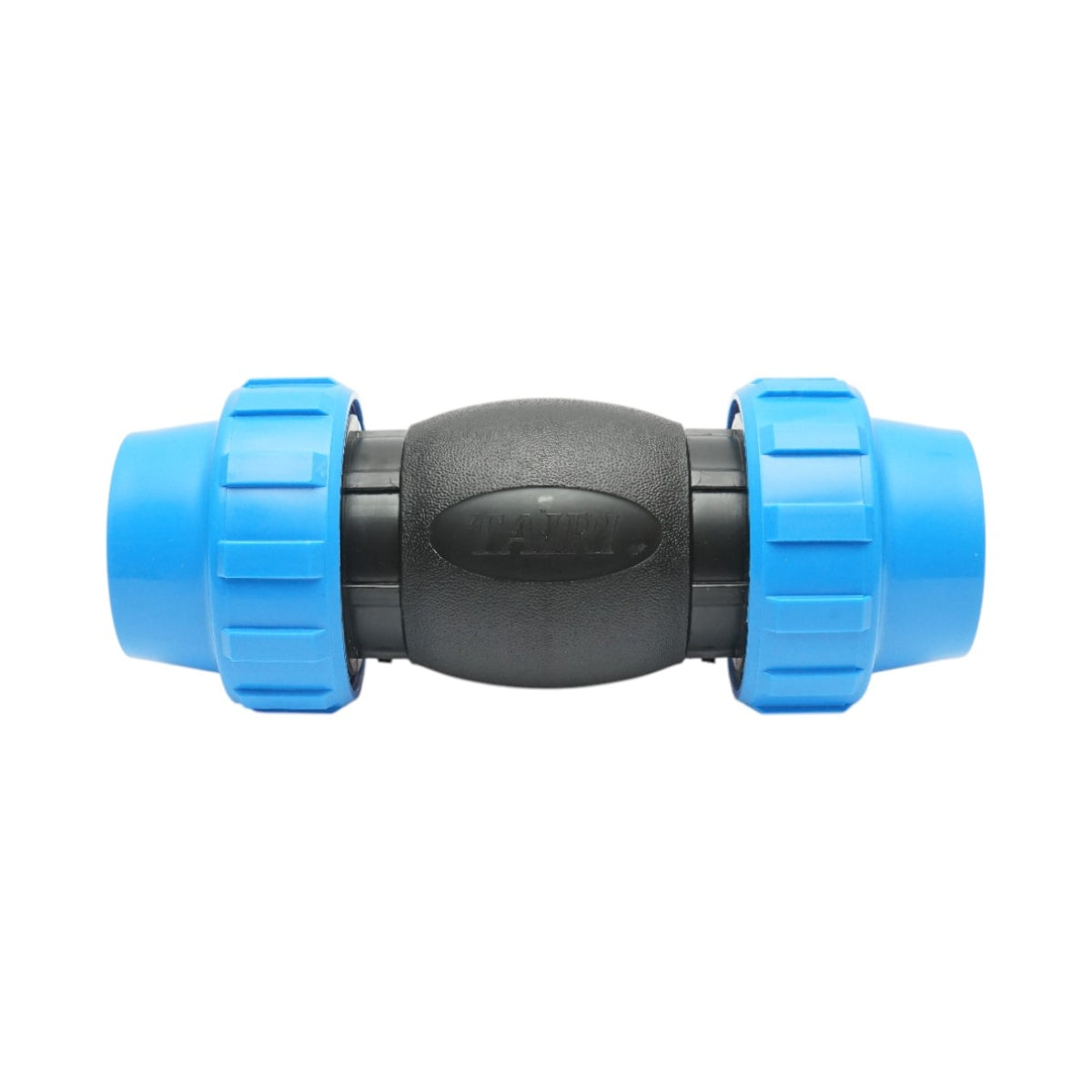 PEHD tömörített golyós golyóscsap HDPE D63x63mm, PN16 öntözőrendszerekhez