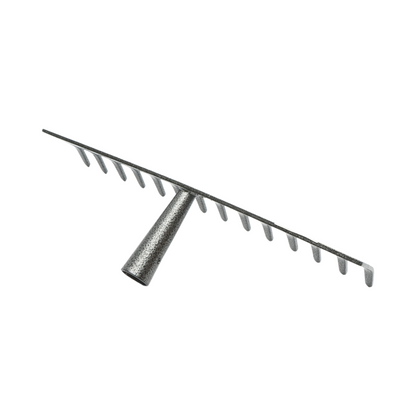 Crownman 14 fogú acél gereblyefej, szélesség 340mm