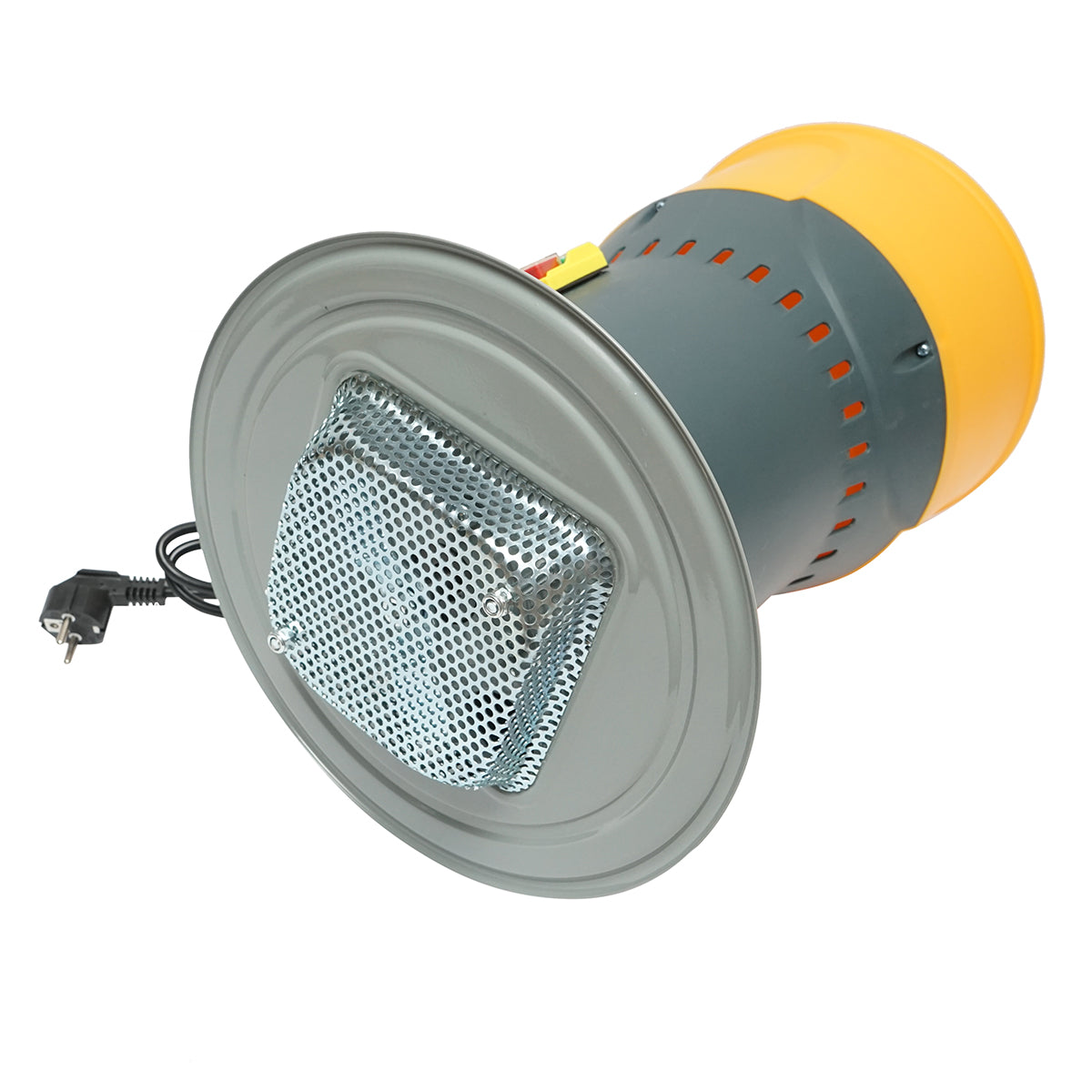 Elektromos gabonamalom, termény darálógép 1 KW, 220V, 25L tartály, 19000 r/min, kapacitás 240 kg/h, 5 szitát tartalmaz.