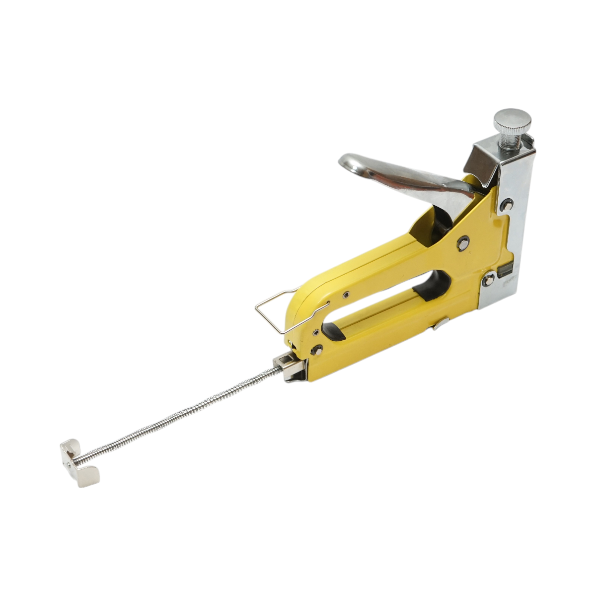 Állítható kézi tűzőgép kárpitozáshoz, kapcsok 4-14mm, 100 db 0.7x8mm-es tűzőkapocs készlet tartozék Crownman