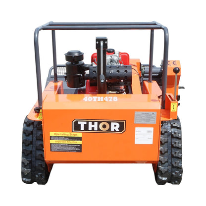 Távirányítós lánctalpas fűnyíró, 12.5LE diesel motor, 499cc, 1000mm vágásszélesség THOR