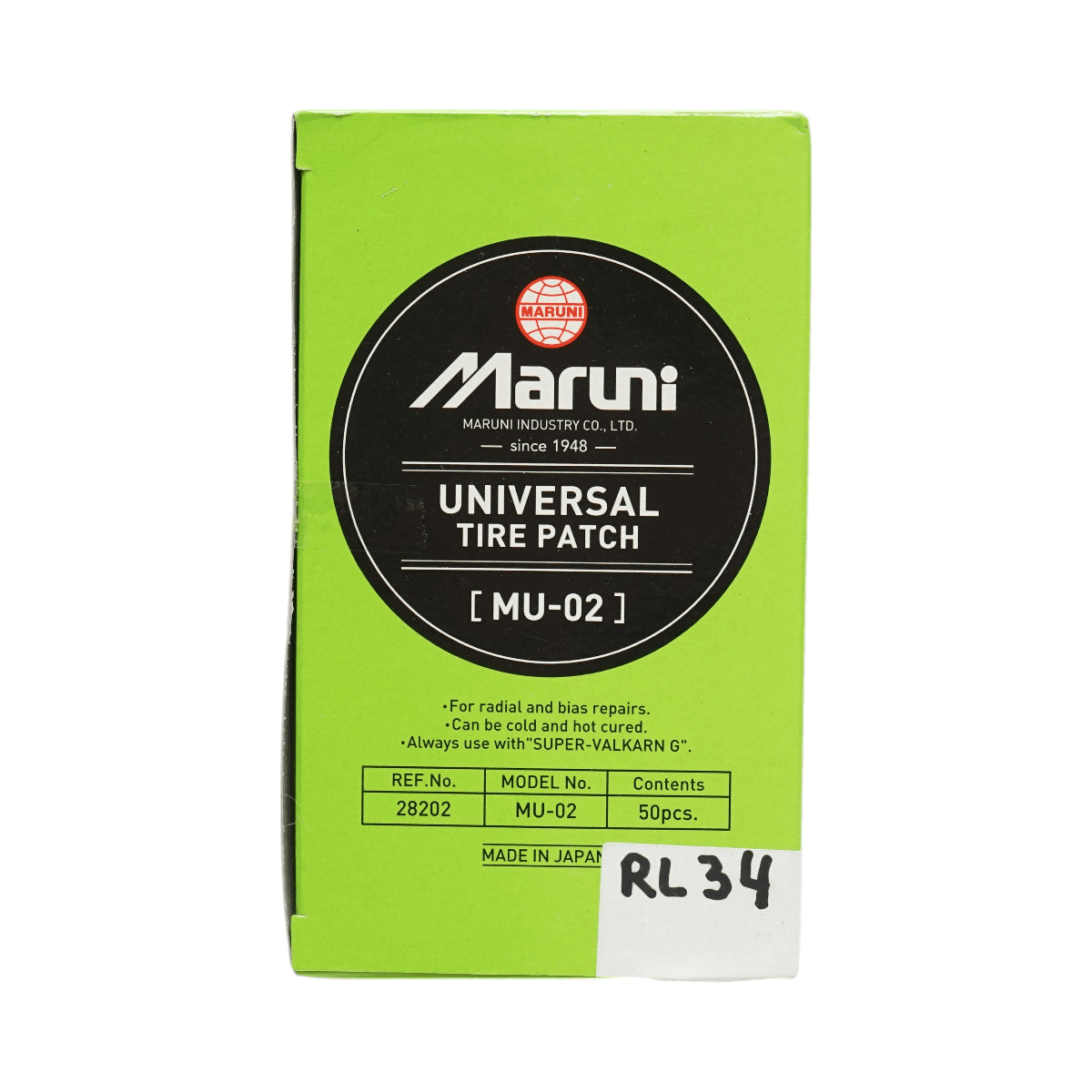 78mm MU-02 kerek vulkanizáló foltok belső csövekhez Maruni made in Japan