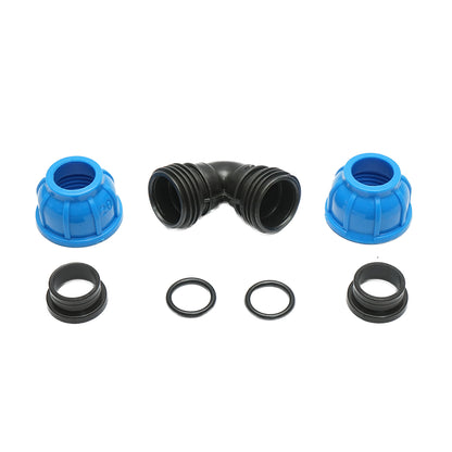 D20x20mm PN16, öntözőrendszerekhez, tömörítő könyök D20x20mm, PN16