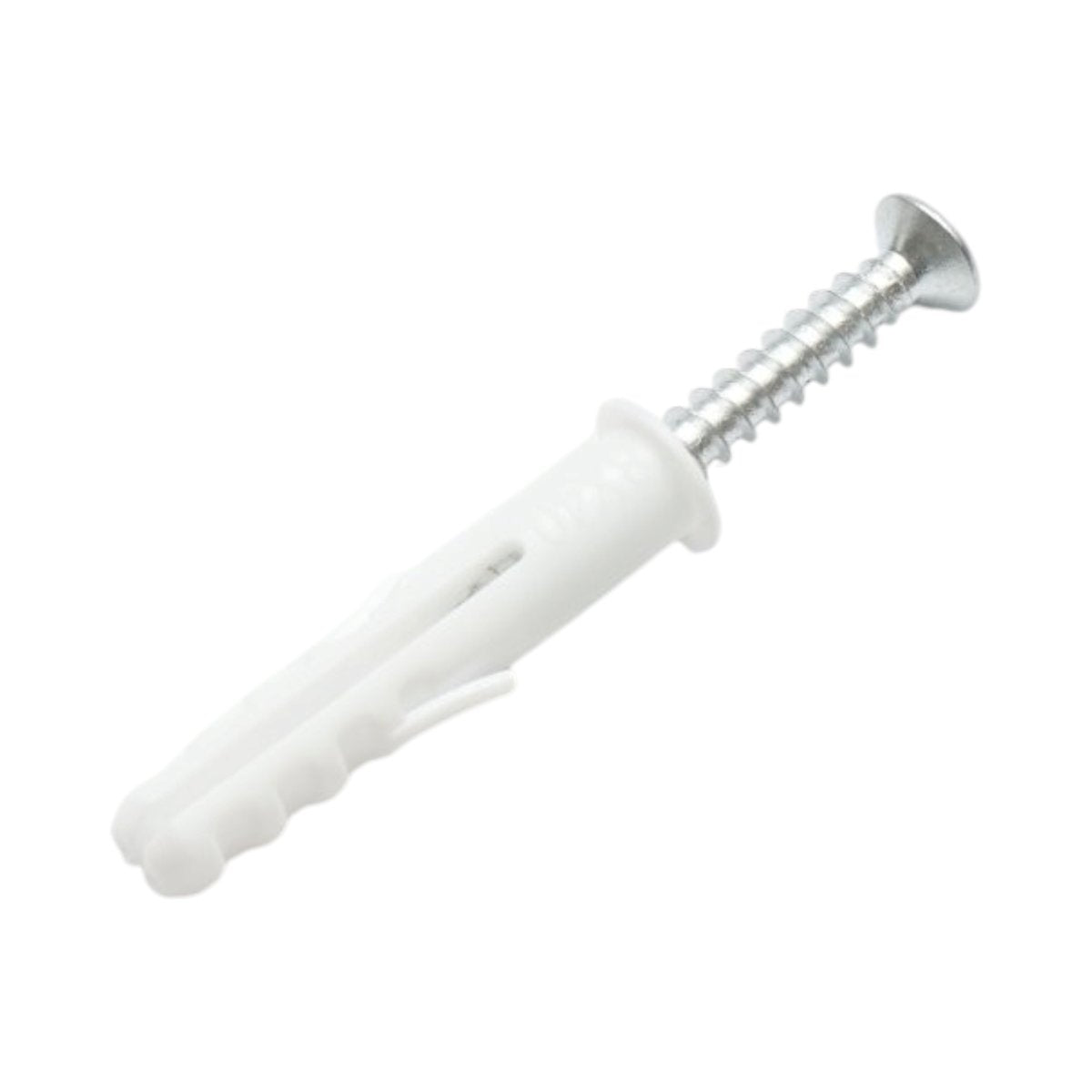 Univerzális műanyag dübel, tipli szett fehér 8x40mm csavarral 5x40mm 50 db/szett