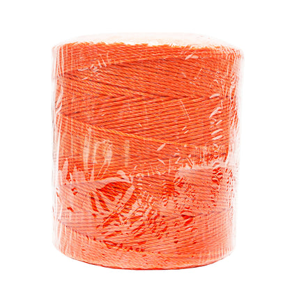 Narancssárga drót orsó 2.5mm be 2.5mm fém betét 3x0.15mm SS, ellenállás 7.4 Ohm/m, 1000m elektromos kerítés Thor