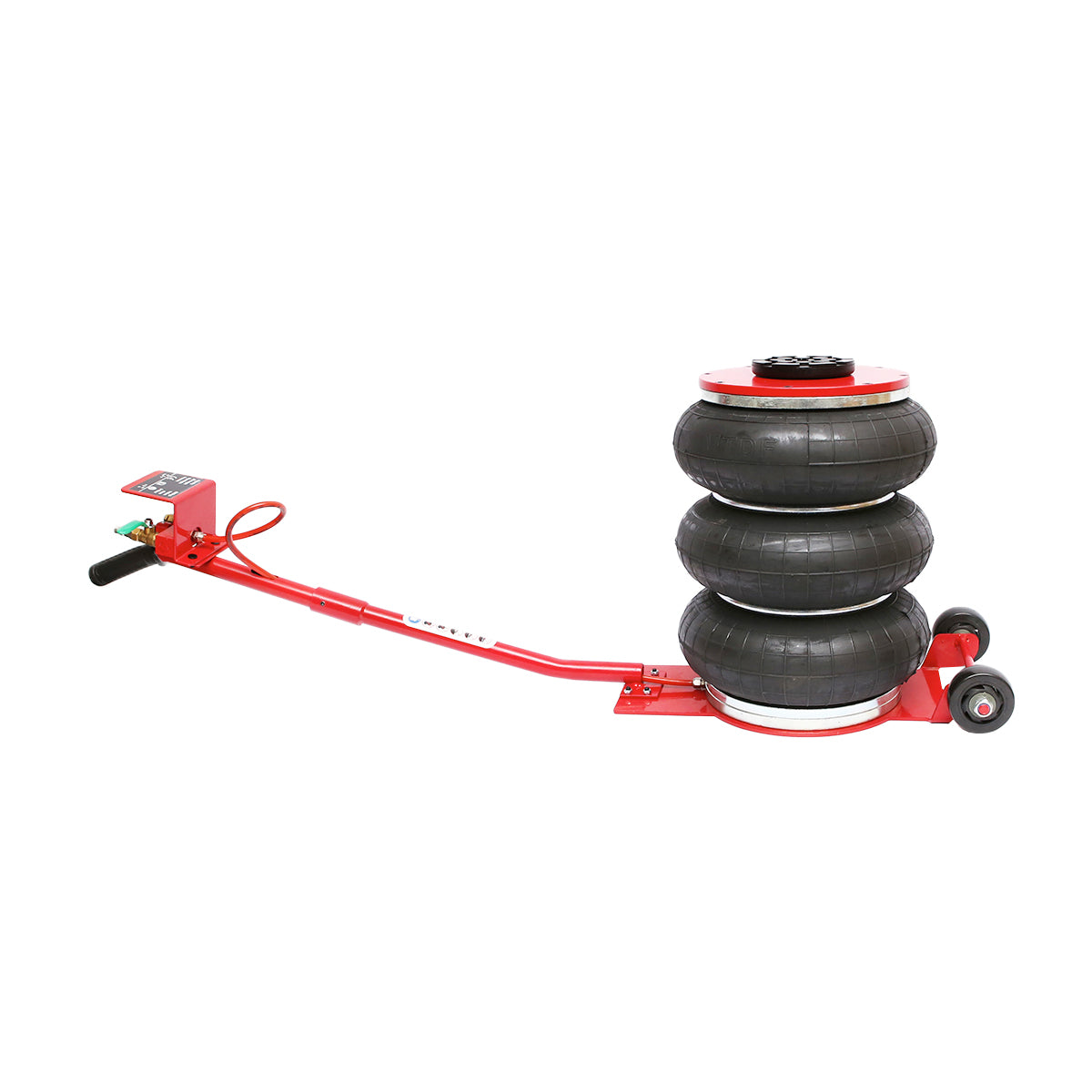 Professzionális pneumatikus emelő 145-400mm légpárnával, üzemi nyomás 8-12Bar. maximális terhelés 5T Breckner Germany