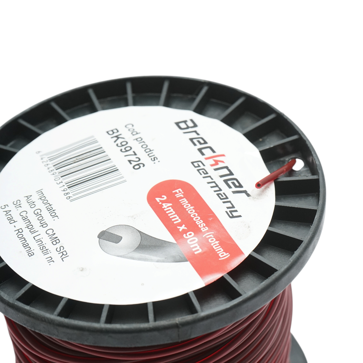 Kerek fűkasza damil 2.4mm x 90m erősítéssel Breckner Germany
