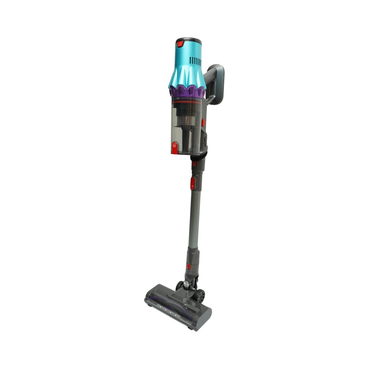 Függőleges vezeték nélküli porszívó 300W, szívóerő 35 kPa, akkumulátor 2000mAh, porgyűjtő 800ml, 3 szívási mód, LED érintőképernyő, brushless motor, LED megvilágított kefe