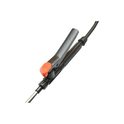 Háti permetező 16 literes, elektromos, tartállyal és 12V 8Ah, vermorel, akkumulátorral 3,1 l/perc áramlási sebességgel Breckner Germany