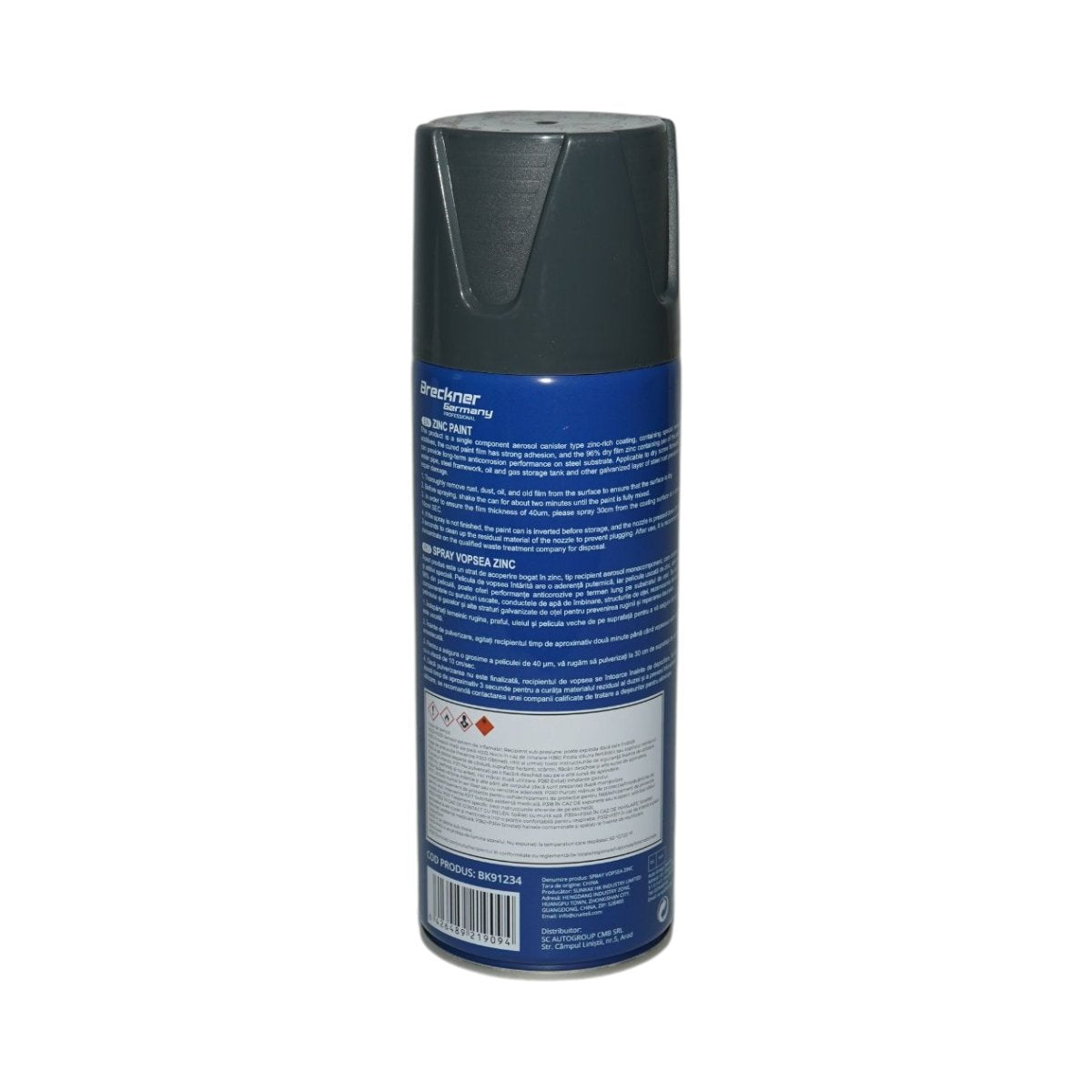 Spray festék cink hideghengerelés 450ml Breckner Germany