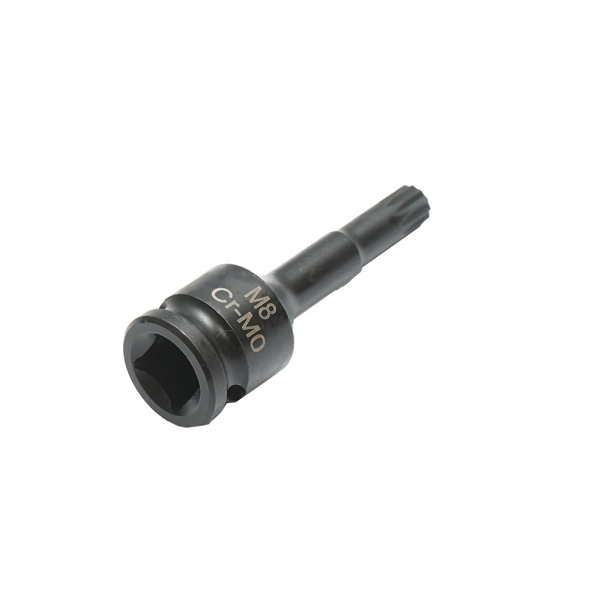 Ütőcsavarkulcs spline M8, 60 mm, négyzet 3/8 Cr-Mo