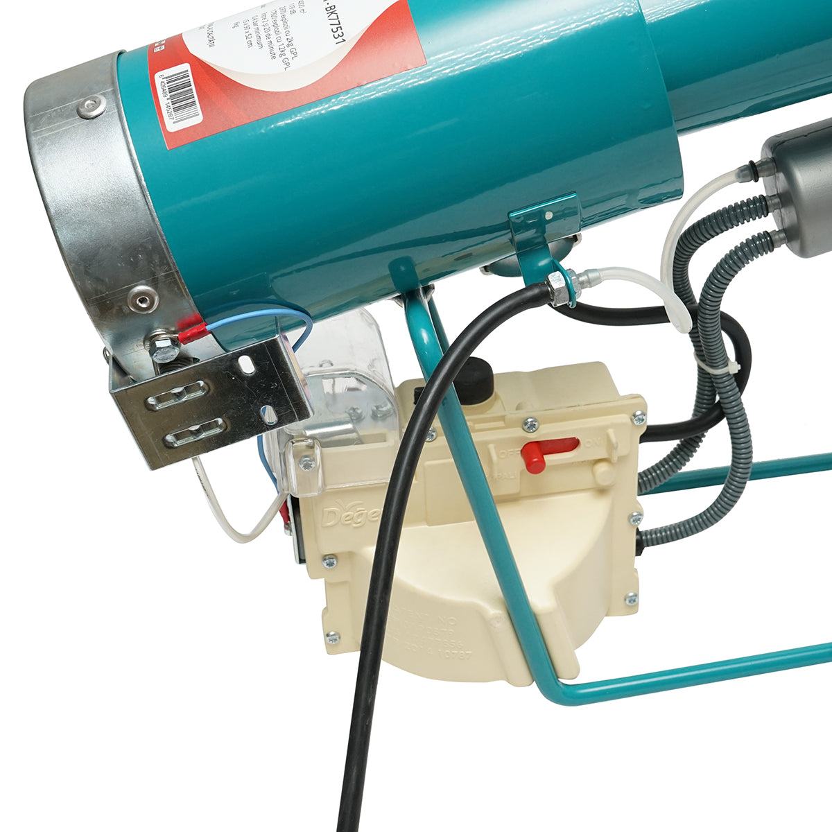 Mechanikus ágyú gázrobbanással madárriasztásra 150x970x520mm