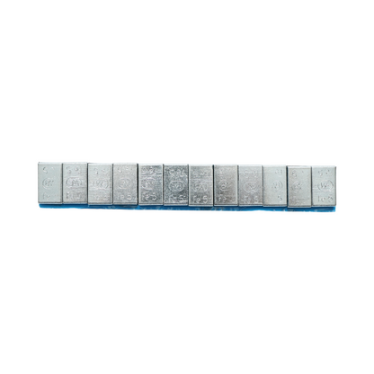 Öntapadós horganyzott ellensúlyok kerékegyensúlyozáshoz Fe 60g (5gx12 db) 100 szalag/doboz