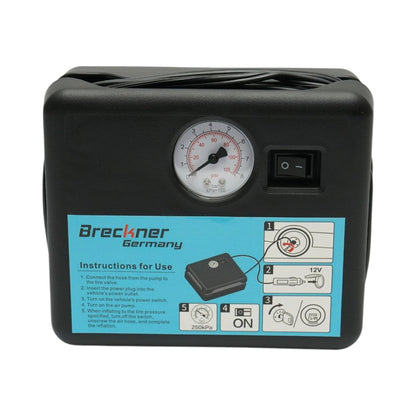 Gumiabroncs javítókészlet 12V kompresszorral és 450ml tömítőfolyadékkal Breckner Germany