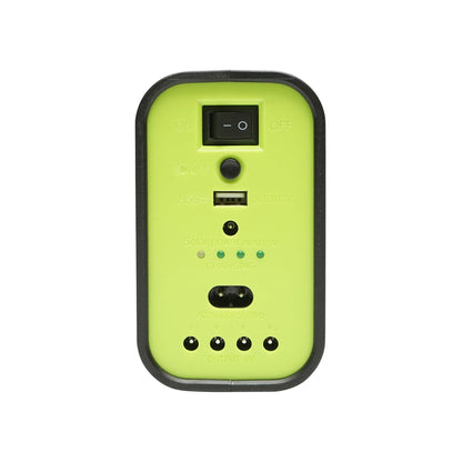 Hordozható LED világító készlet 3 izzóval / projektorral, napelemmel és akkumulátorral 6V, 4.5Ah horgászáshoz, kempingezéshez GD-17