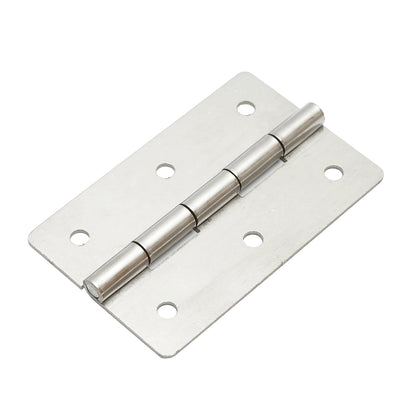 Rozsdamentes acél csuklópánt 80x50mm 6 furattal
